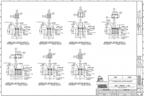 Anchor Bolt Section