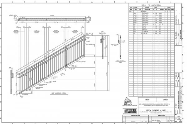 Stair Rail Detail