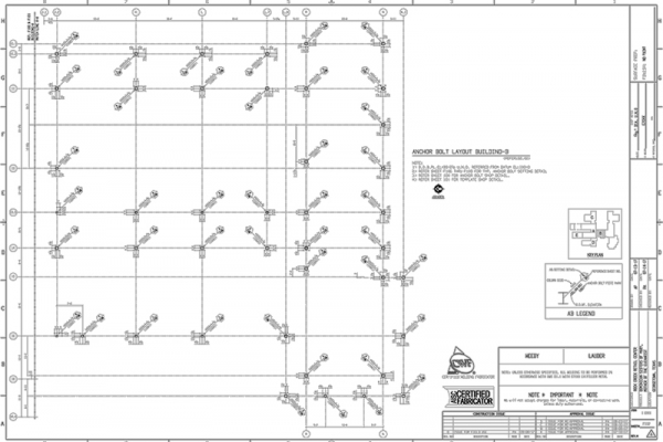 Anchor Bolt Layout